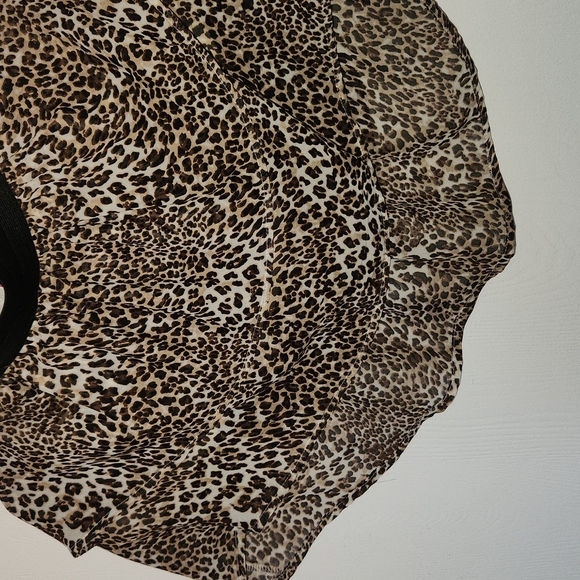3 for 15 Bundle Girl ruffle cheetah 🐆 print skirt S 7 - Picture 3 of 6